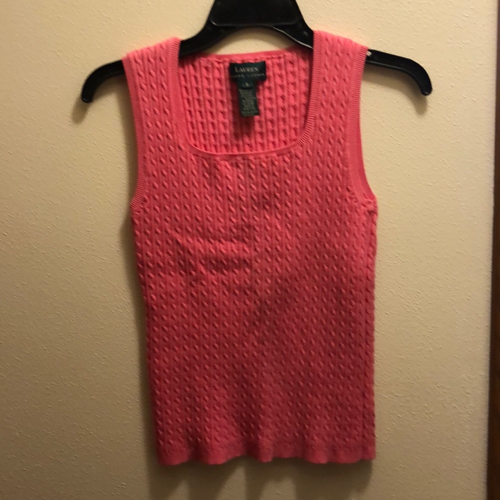Pink Sweater Tank